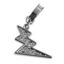 Rayher Shoe-Charm Strass-Blitz, 25mm, nickelfrei