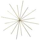 Drahtstern f�r Perlen, 15/10 cm �