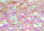 Pailletten gewölbt 6mm rosa irisierend 3500 Stück in SB-Box