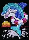 Sequin-Art Junior Paillettenbilder Delfin KSG1304